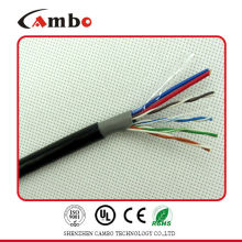 Cable siamés cat6 con cable ethernet de potencia